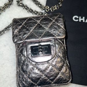 Chanel Micro Mini Reissue Silver Crossbody *Limited Edition*